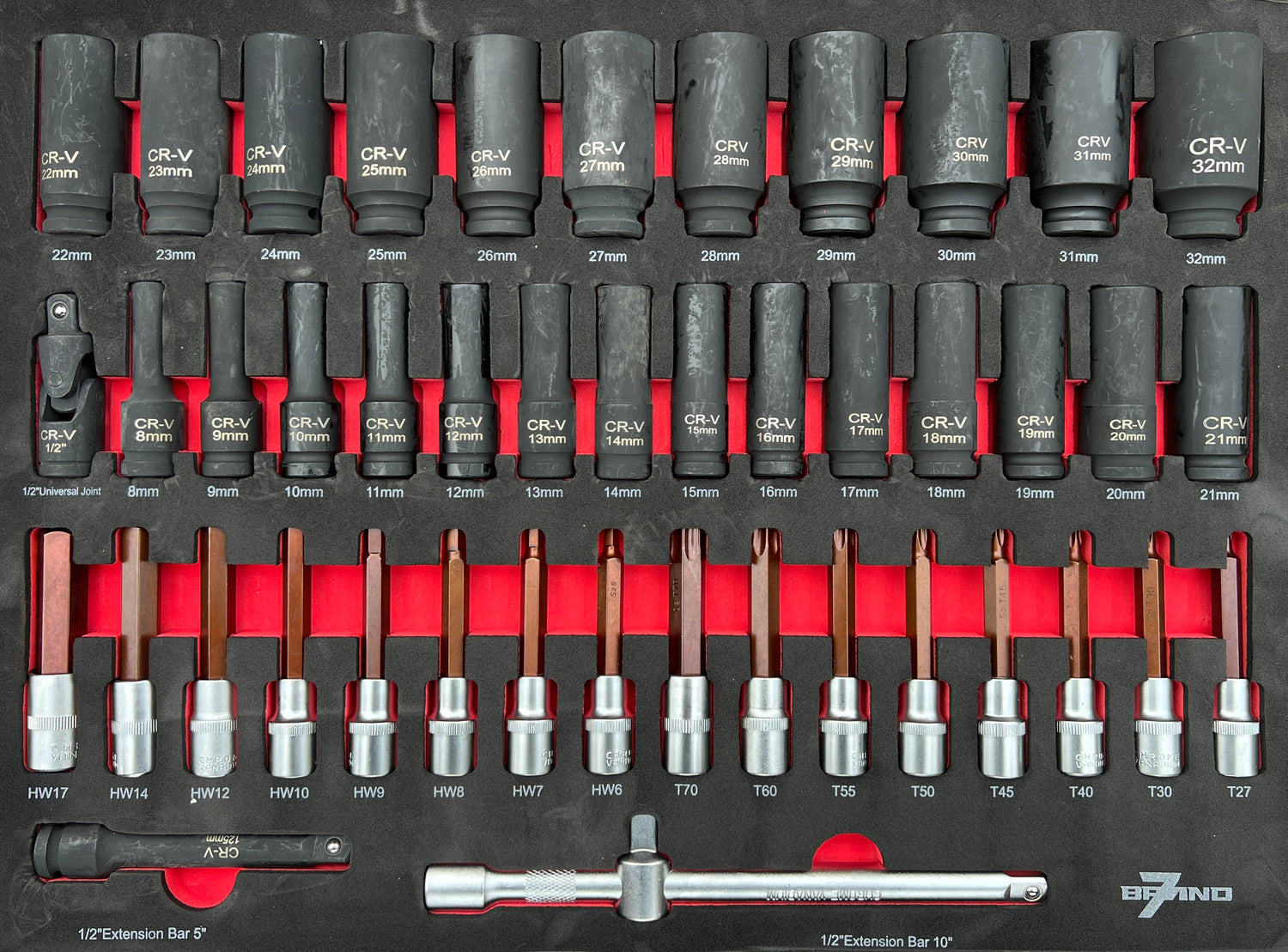 Werkstattwagen 309-tlg., 8 Schubladen (Voll bestückt) + 3 Tonnen Wagenheber