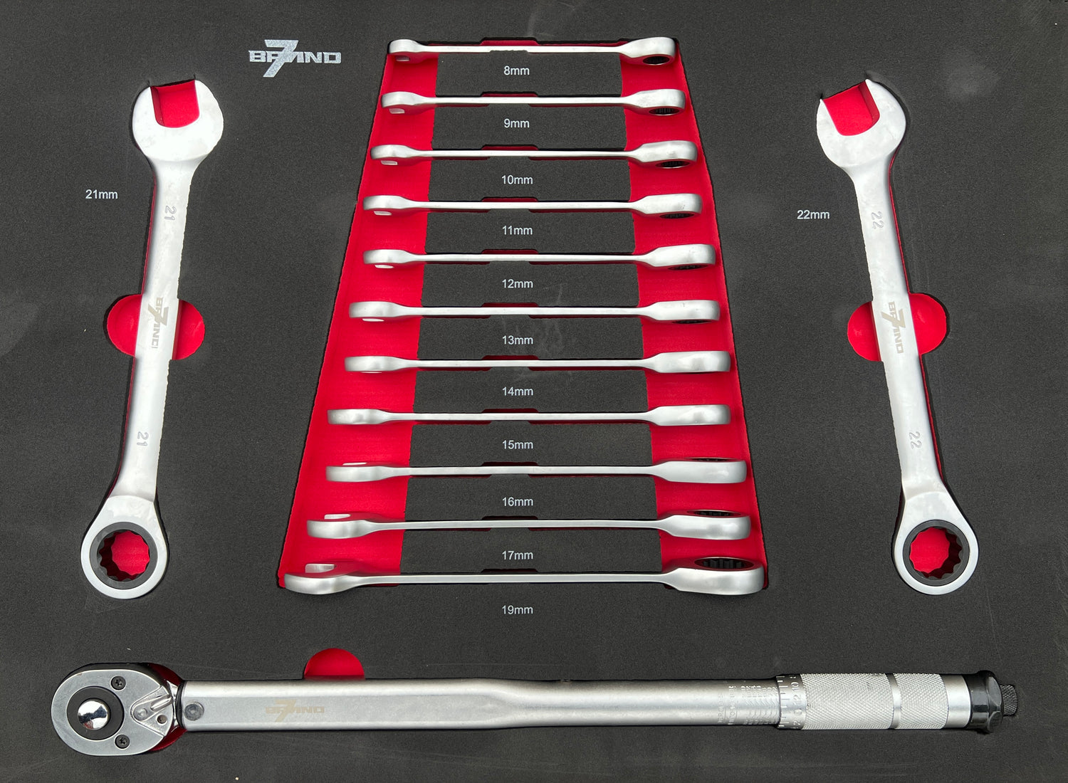 Werkstattwagen mit 309-teiligem – 8 Schubladen mobil & einsatzbereit | B7-7-309