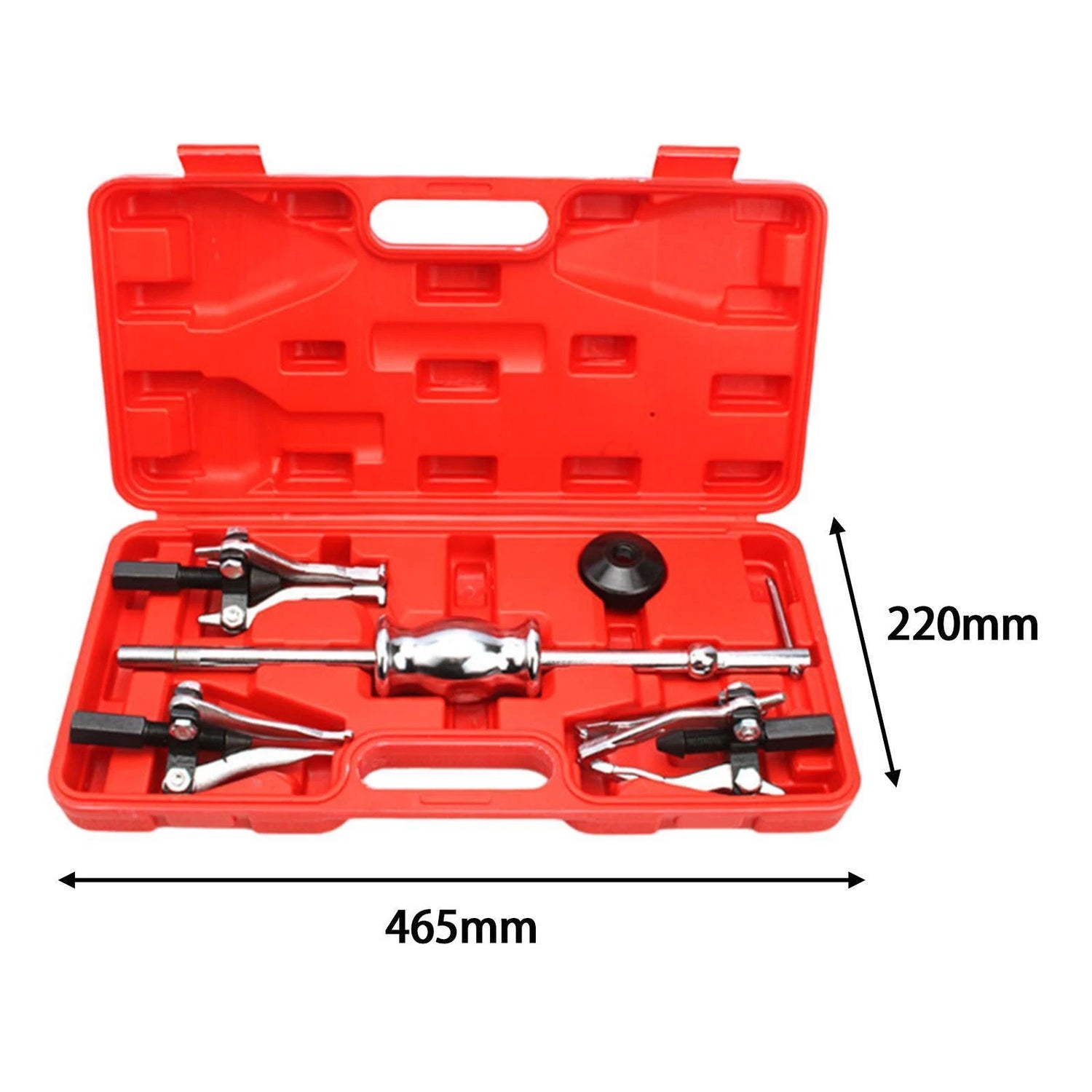 5-teiliges Abzieher Set mit Schlaghammer für Innen- & Außenlager | Brand7 YZ‑6036