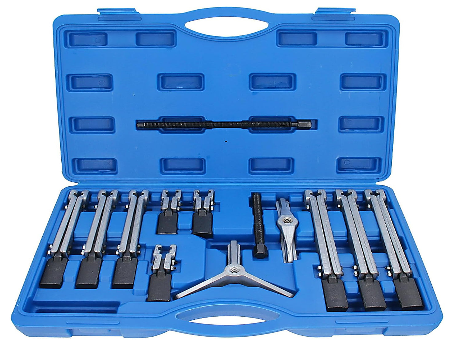 13-tlg. Universal Abzieher-Set – 2-Arm & 3-Arm Abzieher, Radlager-Werkzeug | B7-1472