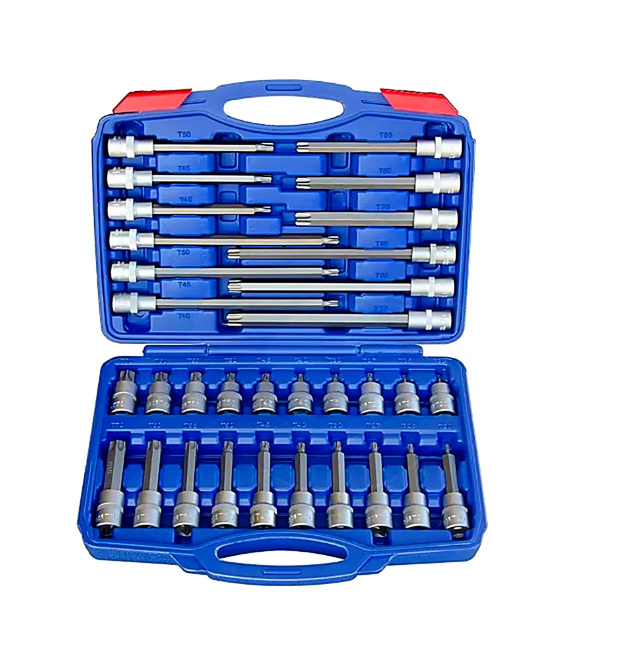 Torx-Bit-Stecknuss-Set 32 tlg. extra lang 1/2 Zoll | B7-1714
