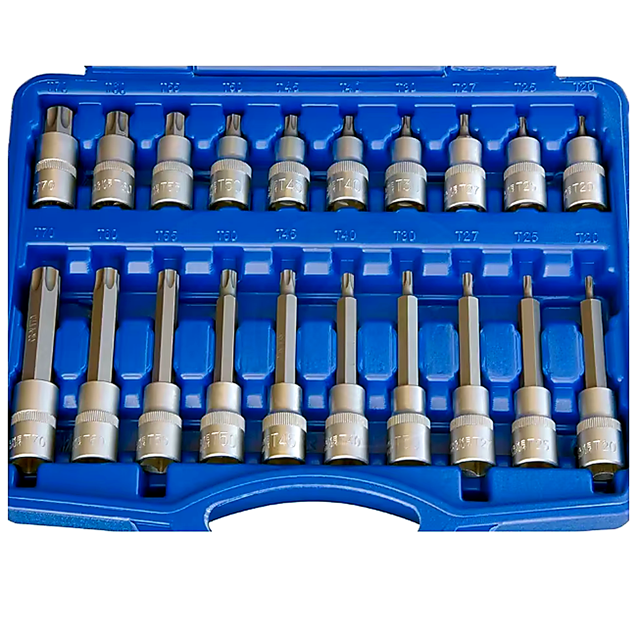 Torx-Bit-Stecknuss-Set 32 tlg. extra lang 1/2 Zoll | B7-1714