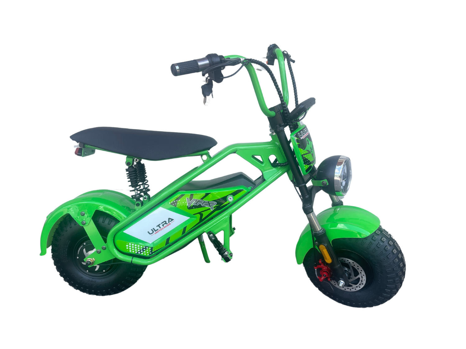 Elektrisches Mini Bike Viper – 48V 12aH Akku & 1000W Power
