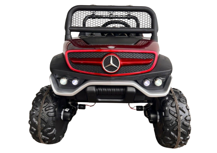 Mercedes Unimog Elektroauto für Kinder – 2-Sitzer mit Allrad und Fernbedienung
