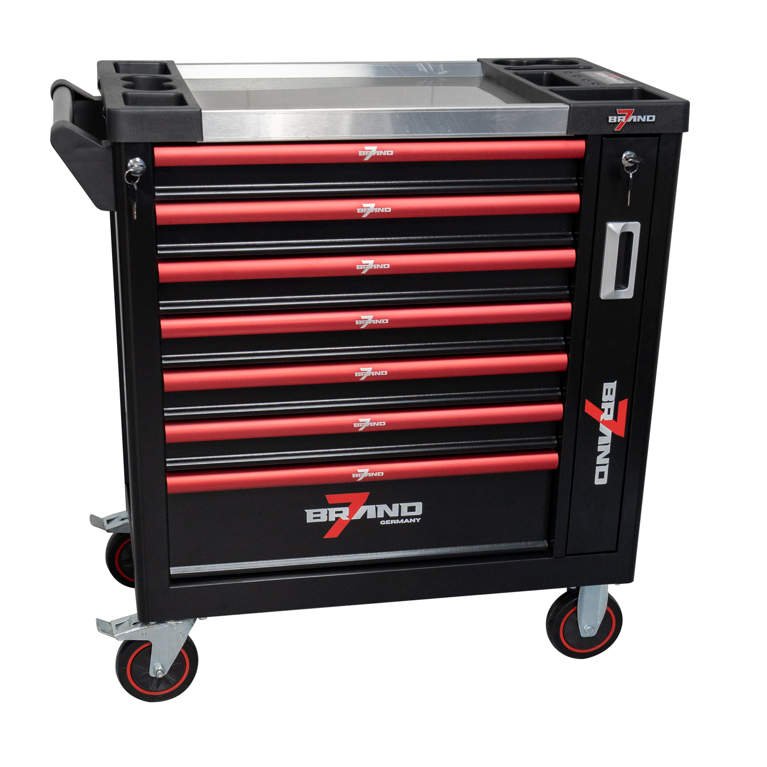 Werkstattwagen 309-tlg., 8 Schubladen (Voll bestückt) + 3 Tonnen Wagenheber