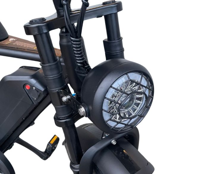 E-Fatbike im Moped-Style mit 20-Zoll-Fettreifen