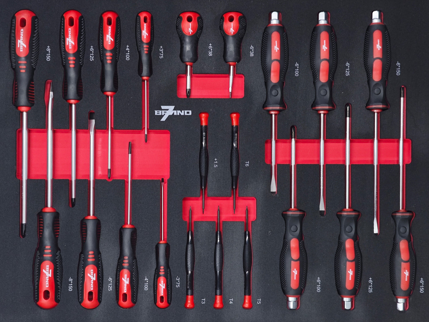 Werkstattwagen BRAND7 527-tlg. Werkzeugsatz – 12 Schubladen, mobil & Profi-Ausstattung