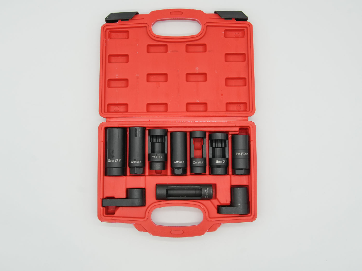 10-tlg. Lambdasonden-Nuss-Set | Sensor-Nuss-Set | Brand 7 YZ-4042