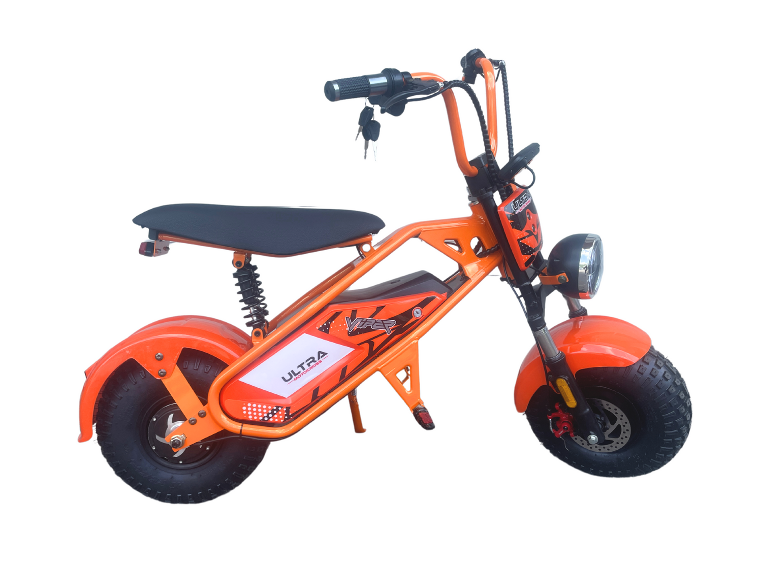 Elektrisches Mini Bike Viper – 48V 12aH Akku & 1000W Power
