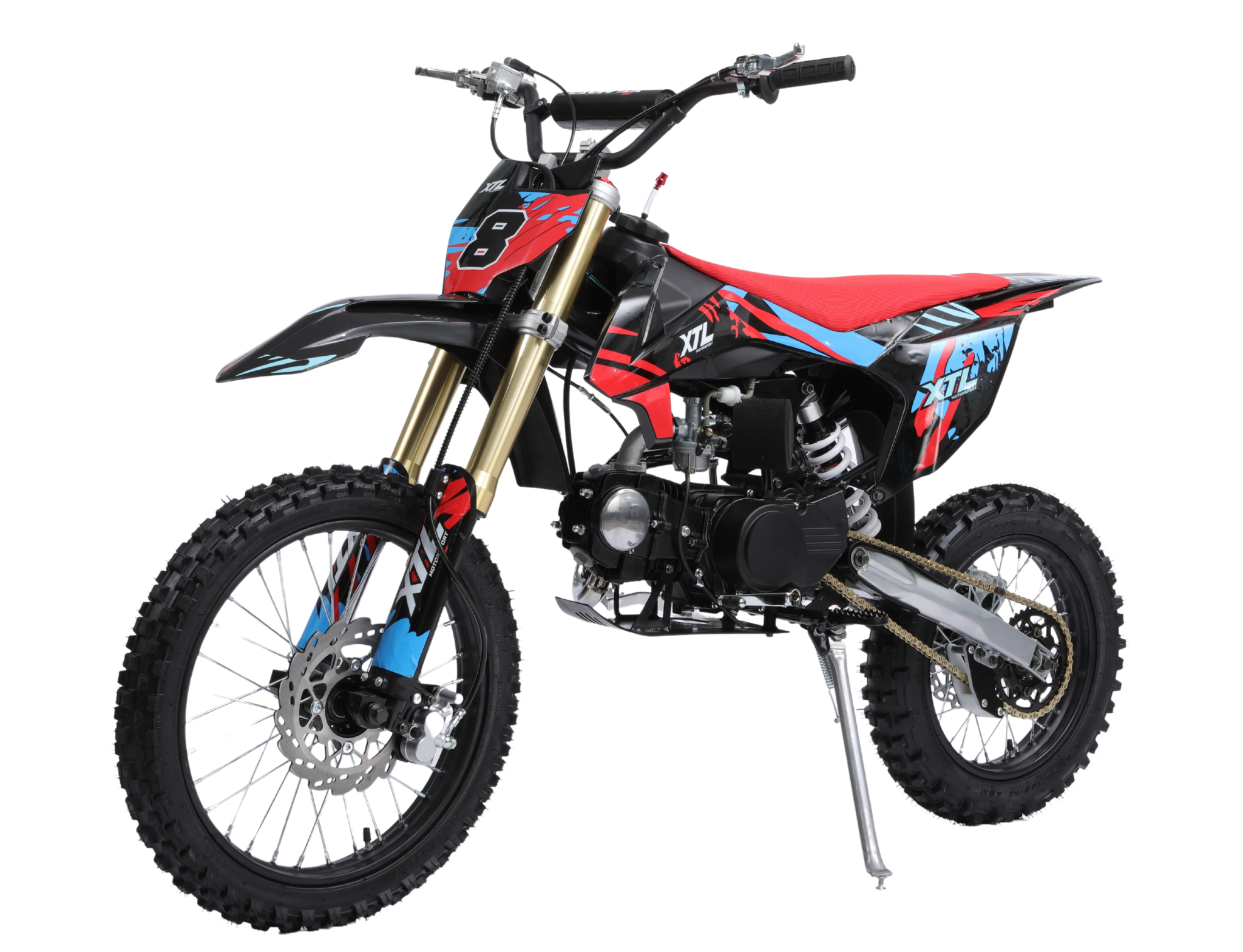 crossbike mit straßenausstattung Motocross XTL DB 125-3 / 125ccm 4-Takt Crossbike für Gelände & Spaß – World Brand 7 GmbH