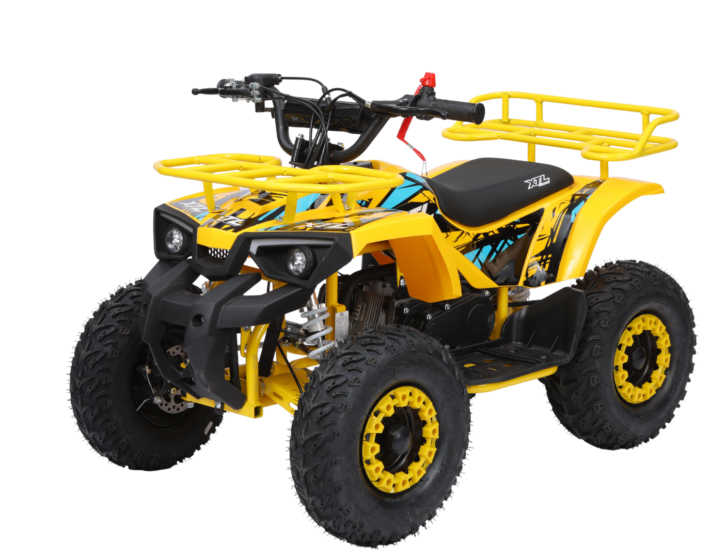 Kinderquad MINI ARES 49cc für Kinder – Pull-Start, 2-Takt Motor, Offroad Quad