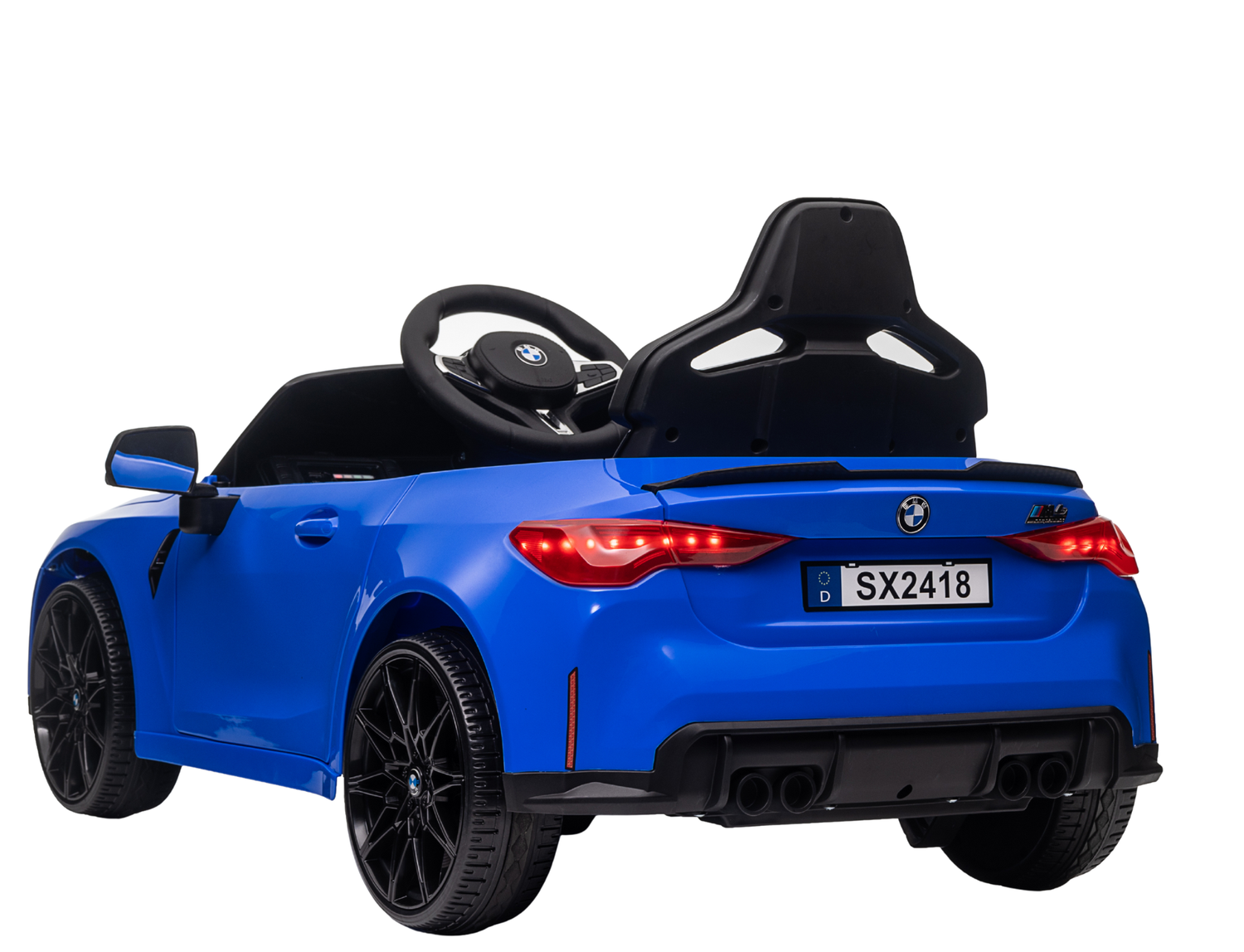 Elektroauto BMW M4 für Kinder 1-3 Jahre – 1-Sitzer mit Fünfpunktgurt