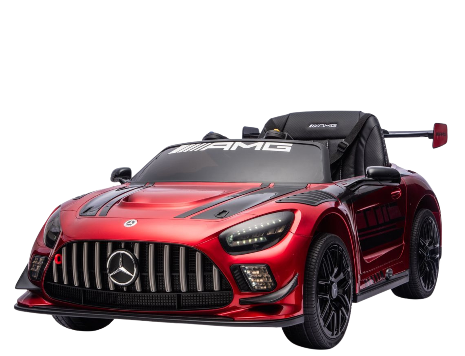 Elektroauto Mercedes AMG GT3 für Kinder 1-3 Jahre – 1-Sitzer mit Fernbedienung & LED-Licht