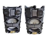 Leistungsstarkes Soundsystem mit Mikrofon & LED