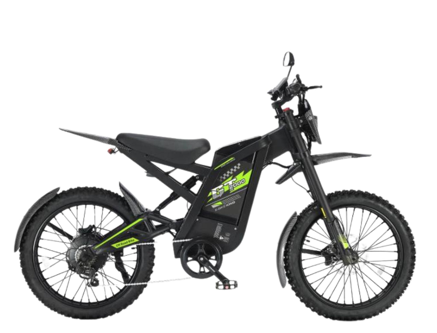 GT 2000 Fat Tire E-Bike – 250 W Motor, 150 km Reichweite