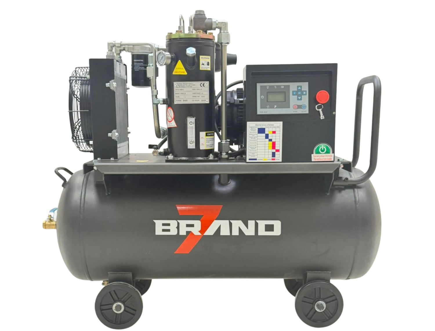 Schraubenkompressor 200L mit Wartungsplan
