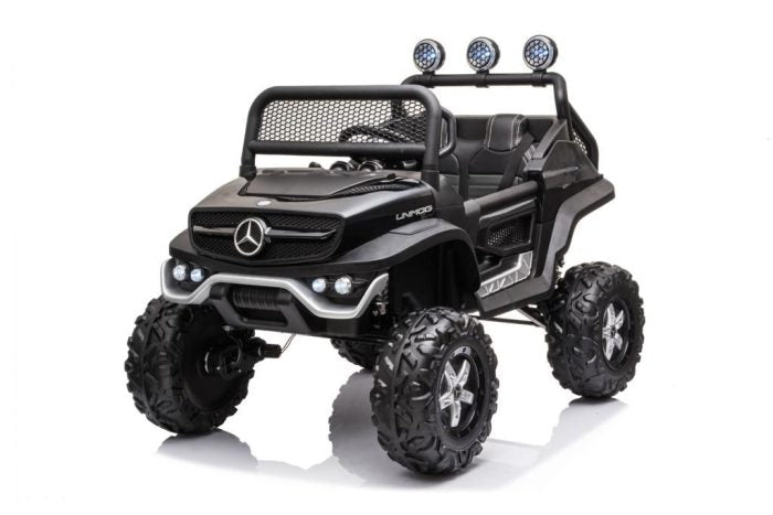 Mercedes Unimog Elektroauto für Kinder – 2-Sitzer mit Allrad und Fernbedienung