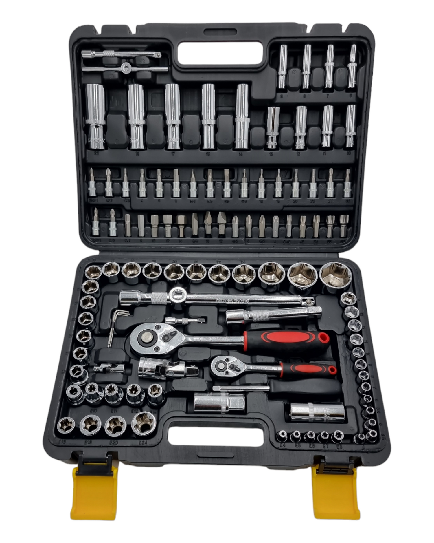 Ratschen-/ Maulschlüssel-/ Steckschlüssel Set | YZ-4033-2