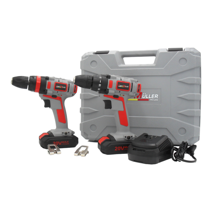 Akkuschrauber + Akkubohrer 20V/ 2Ah KraftMüller 20V/ 2Ah