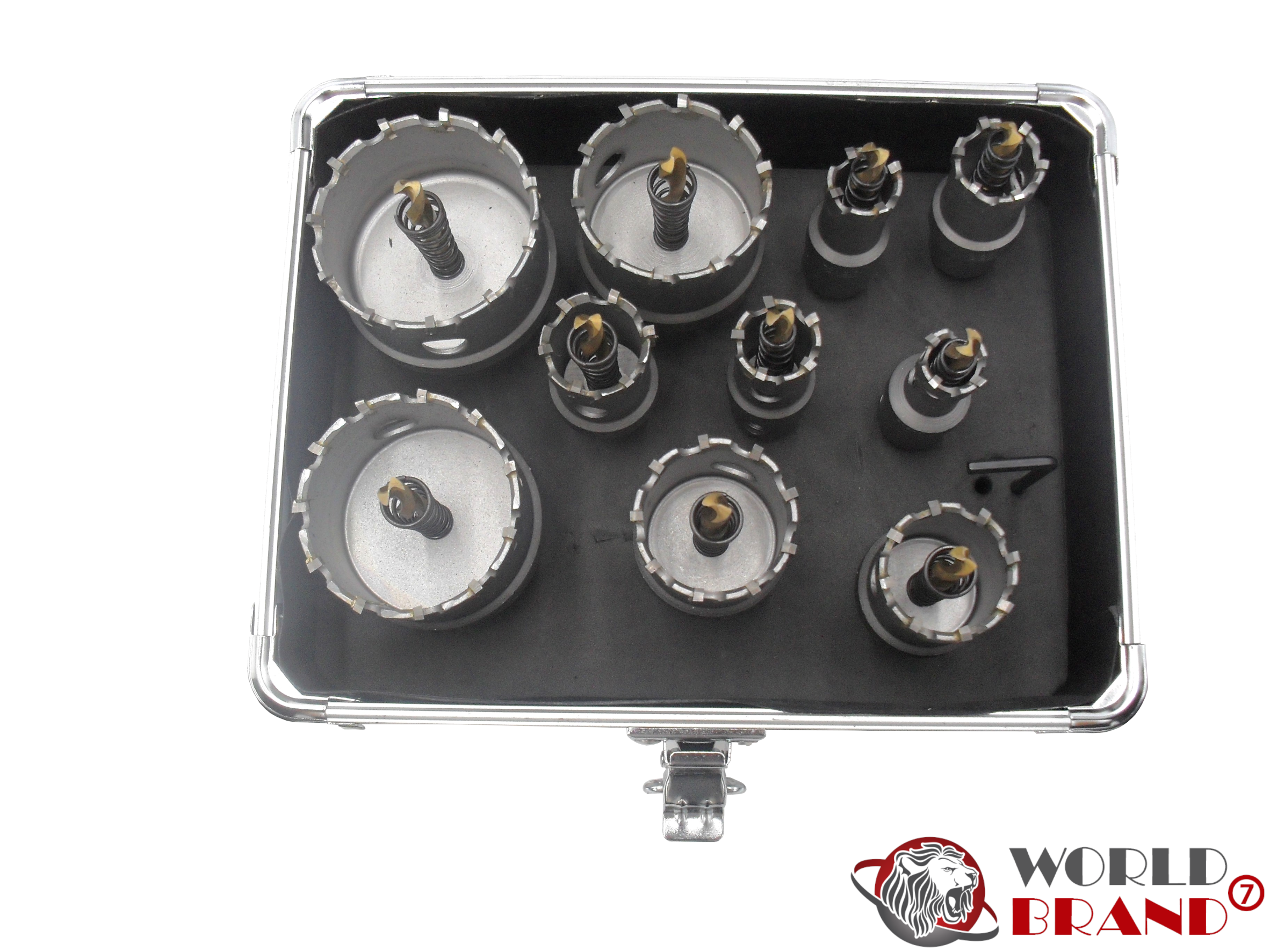 Geko TCT Lochsägen-Set 6-teilig – Ø 16–35 Mm Mit Titanbohrer, Hartmetall-Bohrkronen