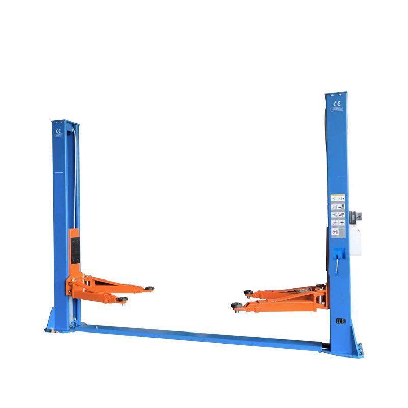 Hebebühne 2-Säulen 5,5T/ 2-Säulen-Autohebebühne mit manueller Entriegelung
